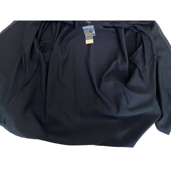 Lane Bryant Women’s Size 18/20 Plus Zip-Up Collared Jacket Striped Coat NEW - Picture 4 of 6